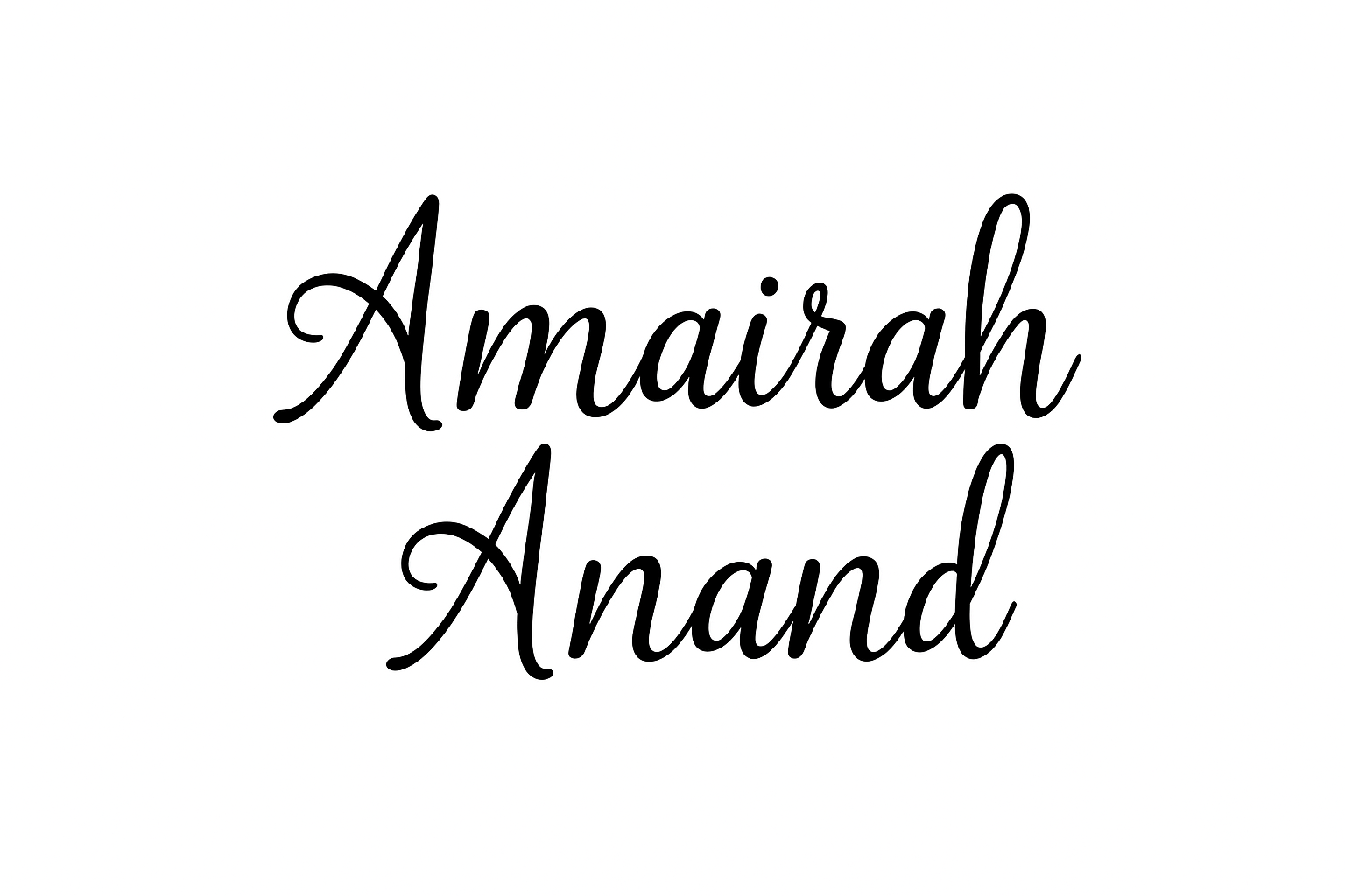 Amairah Anand Logo